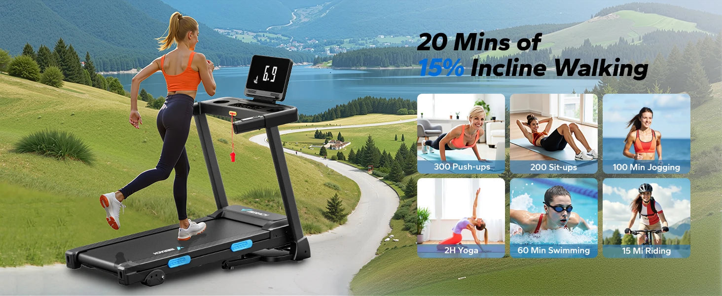 MERACH Foldable Treadmill