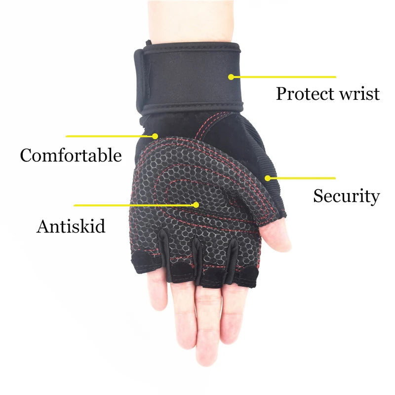 Weight Lifting Gym Gloves