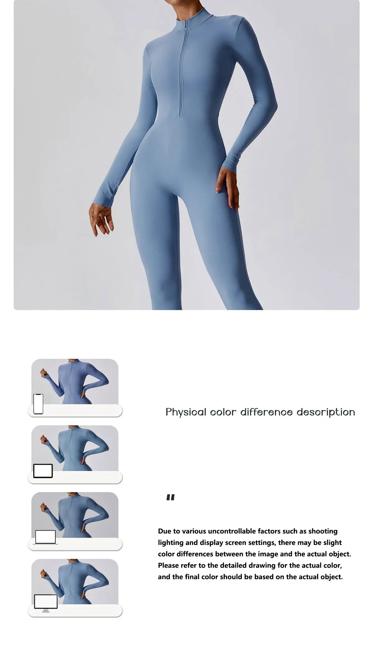 Yoga Boilersuit Long Sleeved