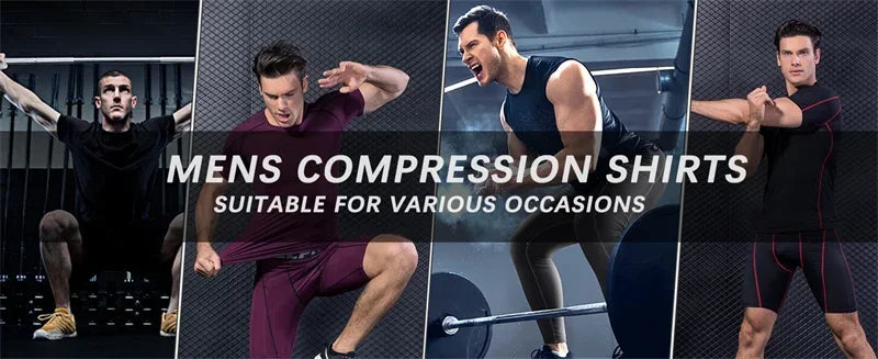 Men's Bat Print Compression