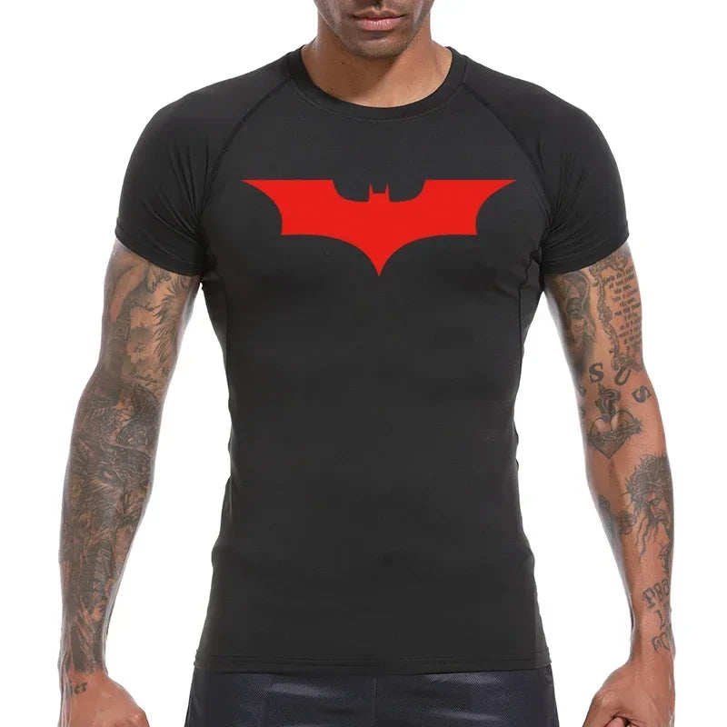 Men's Bat Print Compression
