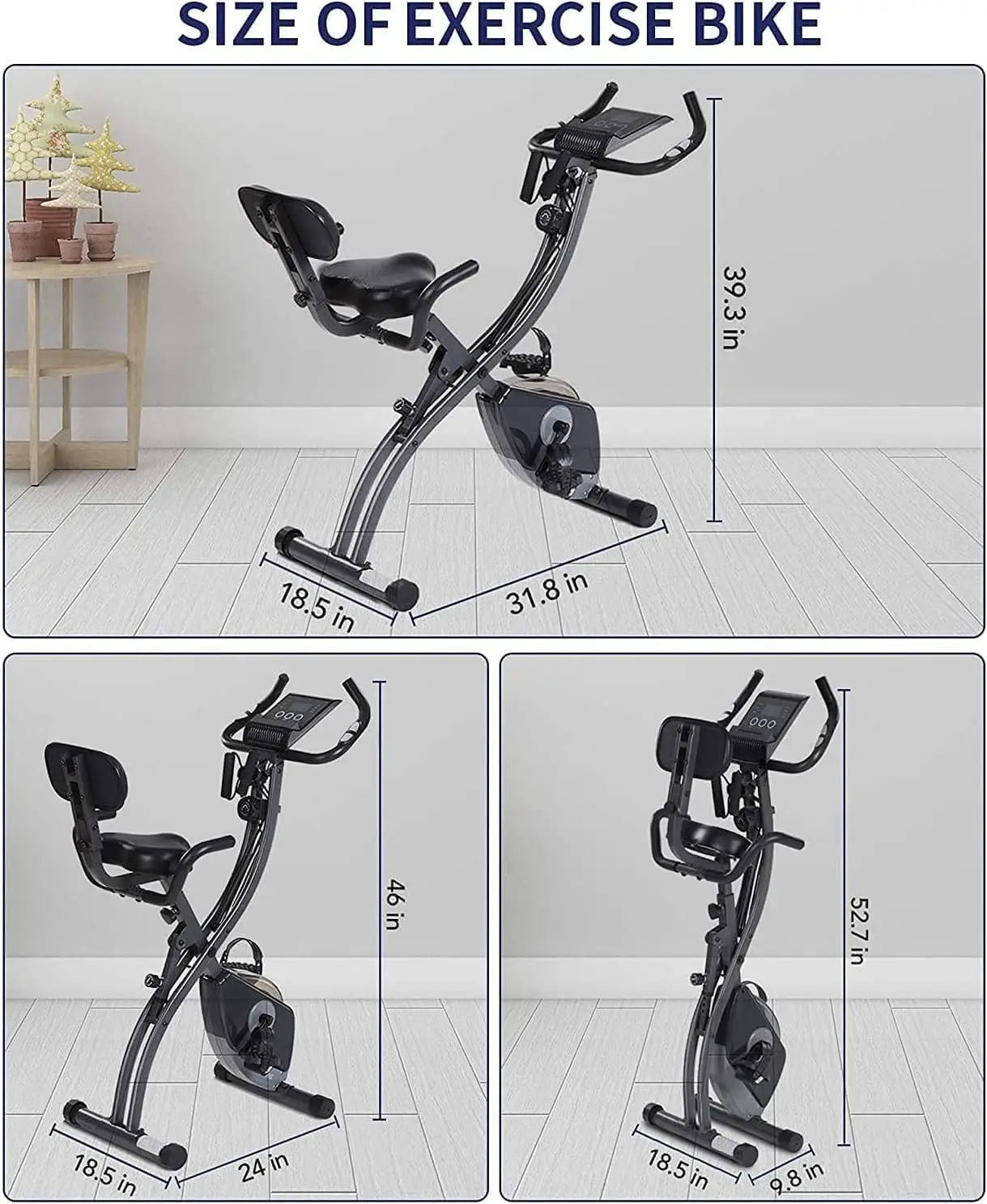 Exercise Bike Folding Magnetic