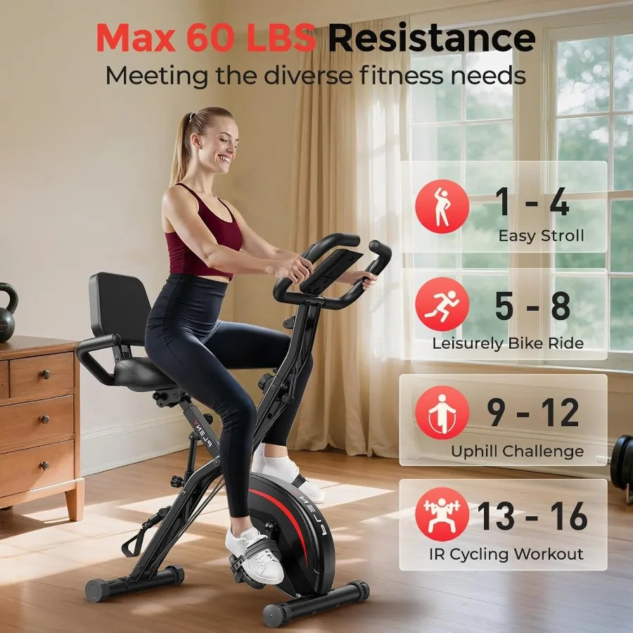 5 IN 1 Foldable Exercise Bike