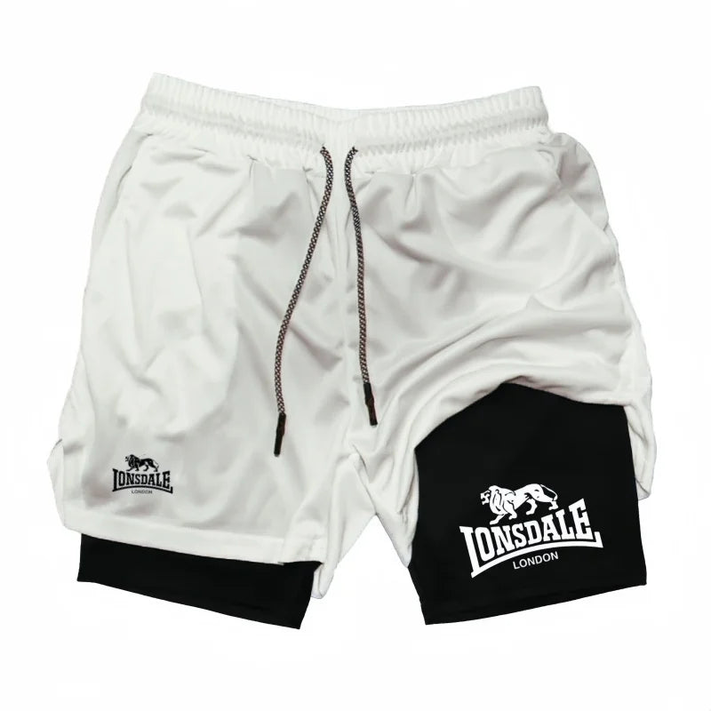 Print 2in1 Running Shorts