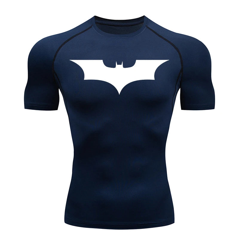 Men's Bat Print Compression