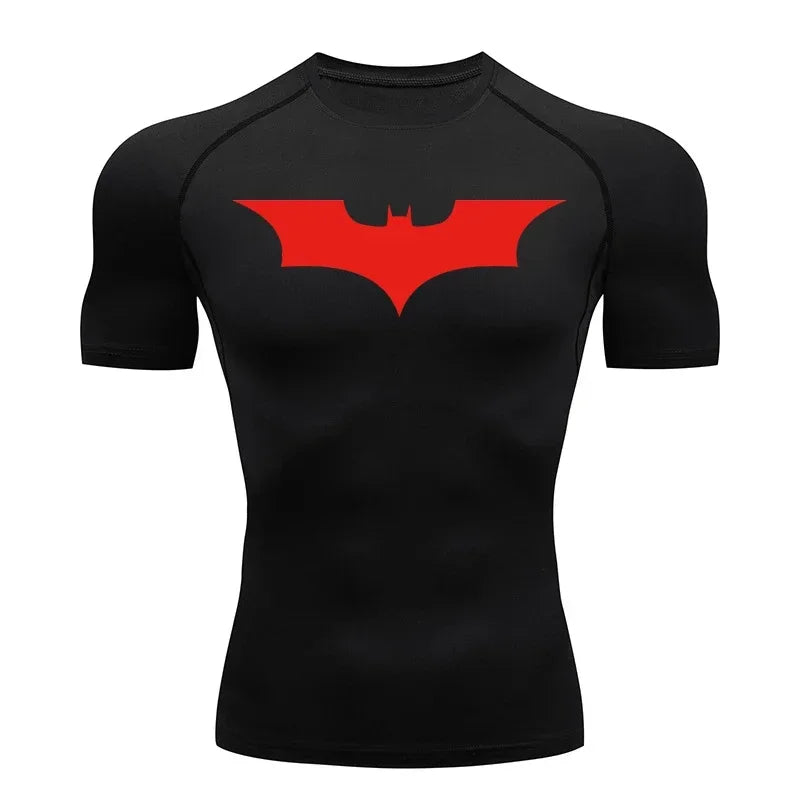 Men's Bat Print Compression
