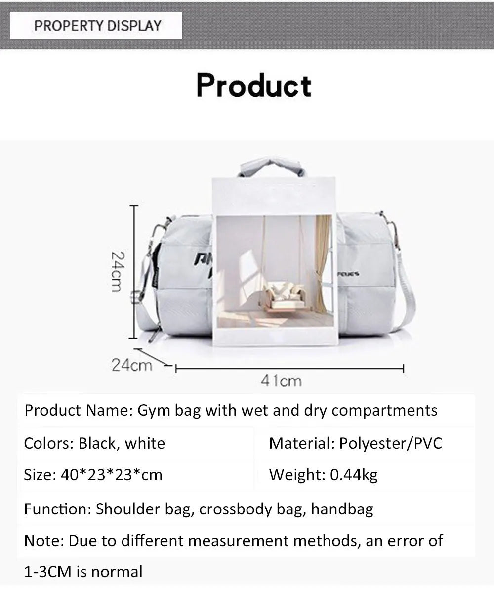 Sports Fitness Travel Handbag