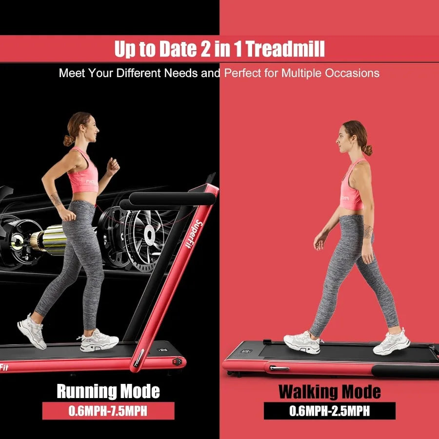 2 in 1 Folding Treadmill