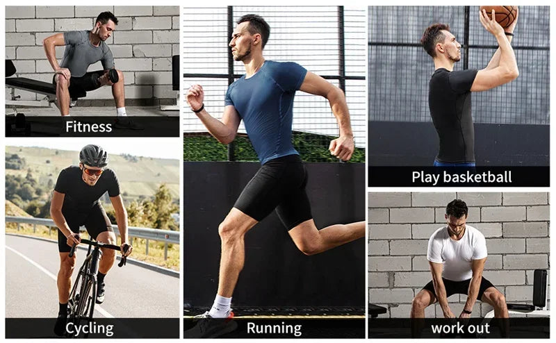Men's Bat Print Compression