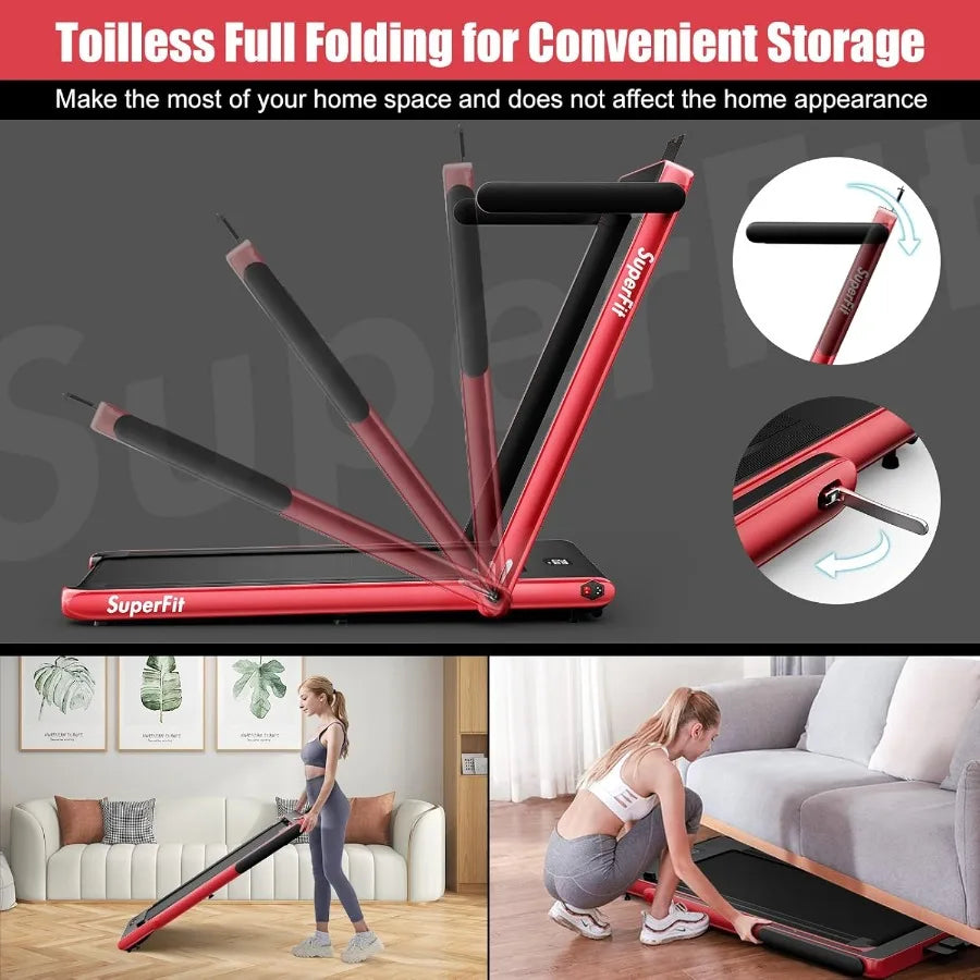 2 in 1 Folding Treadmill