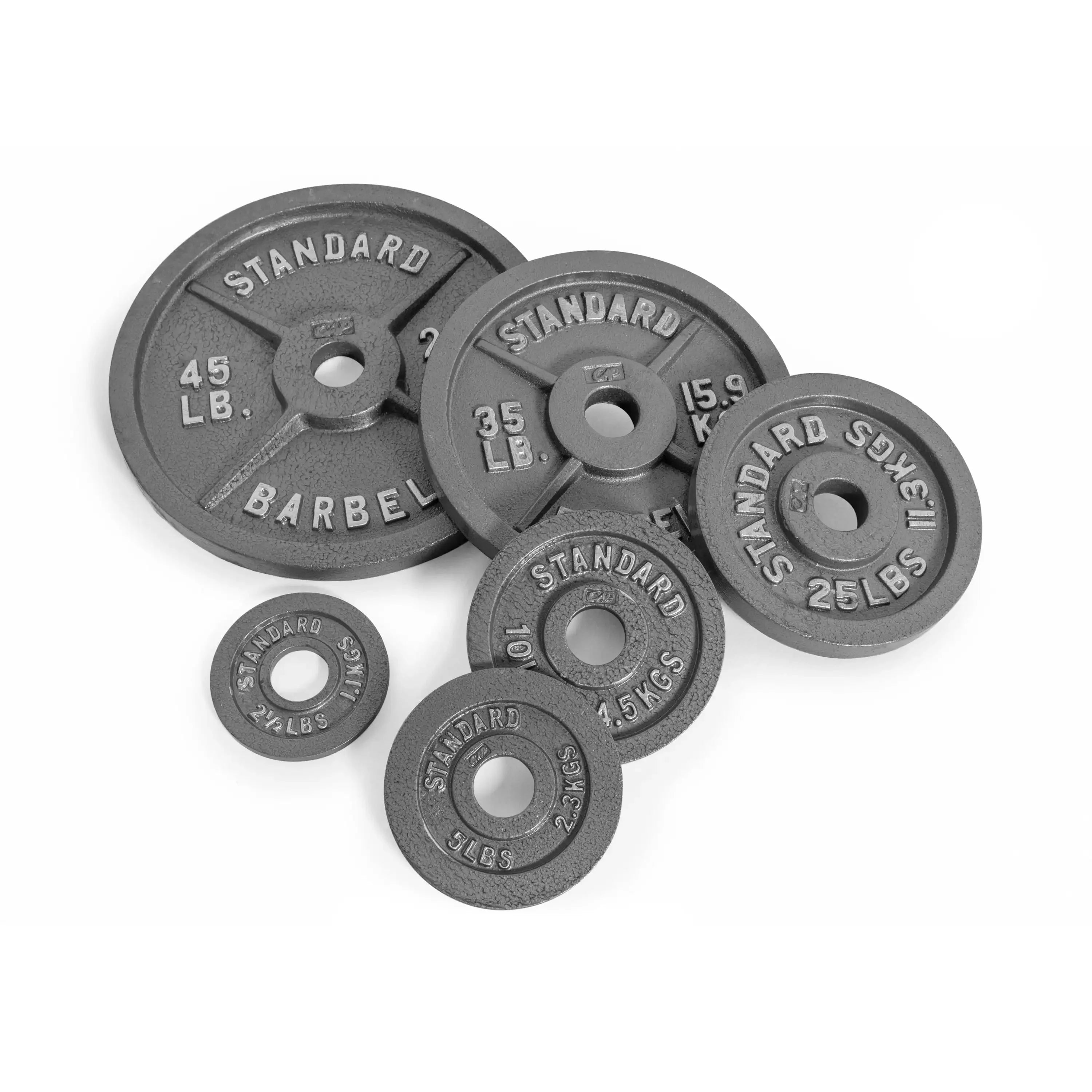 Barbell Gray  Cast Iron Weight