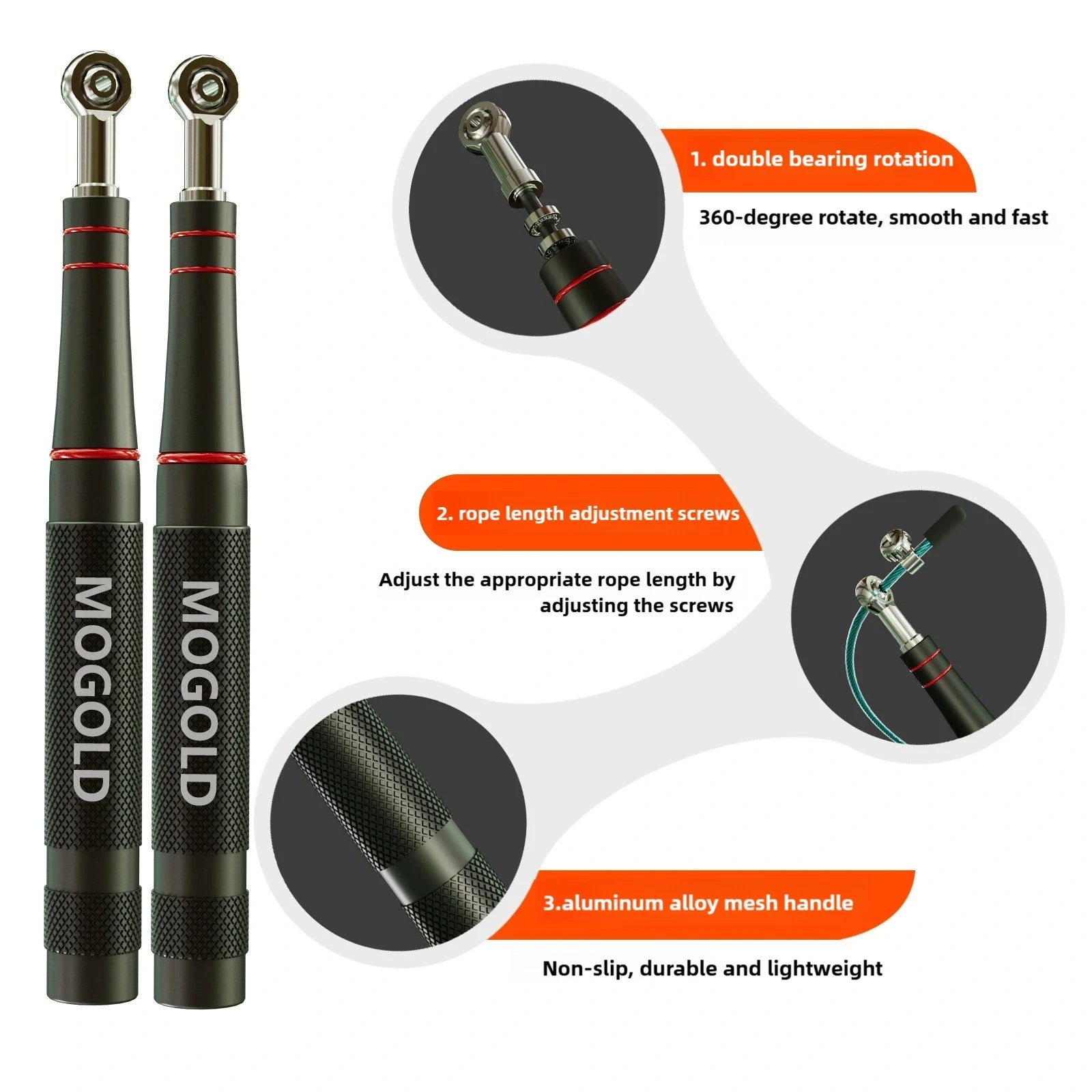 Steel wire skipping rope