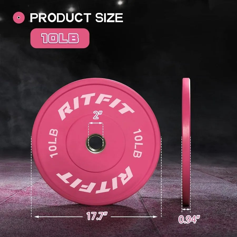 Pink Weight Plates 2 Inch