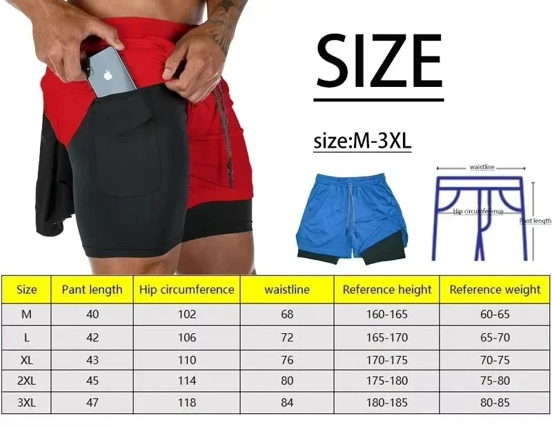 Men's Double Layer Fitness