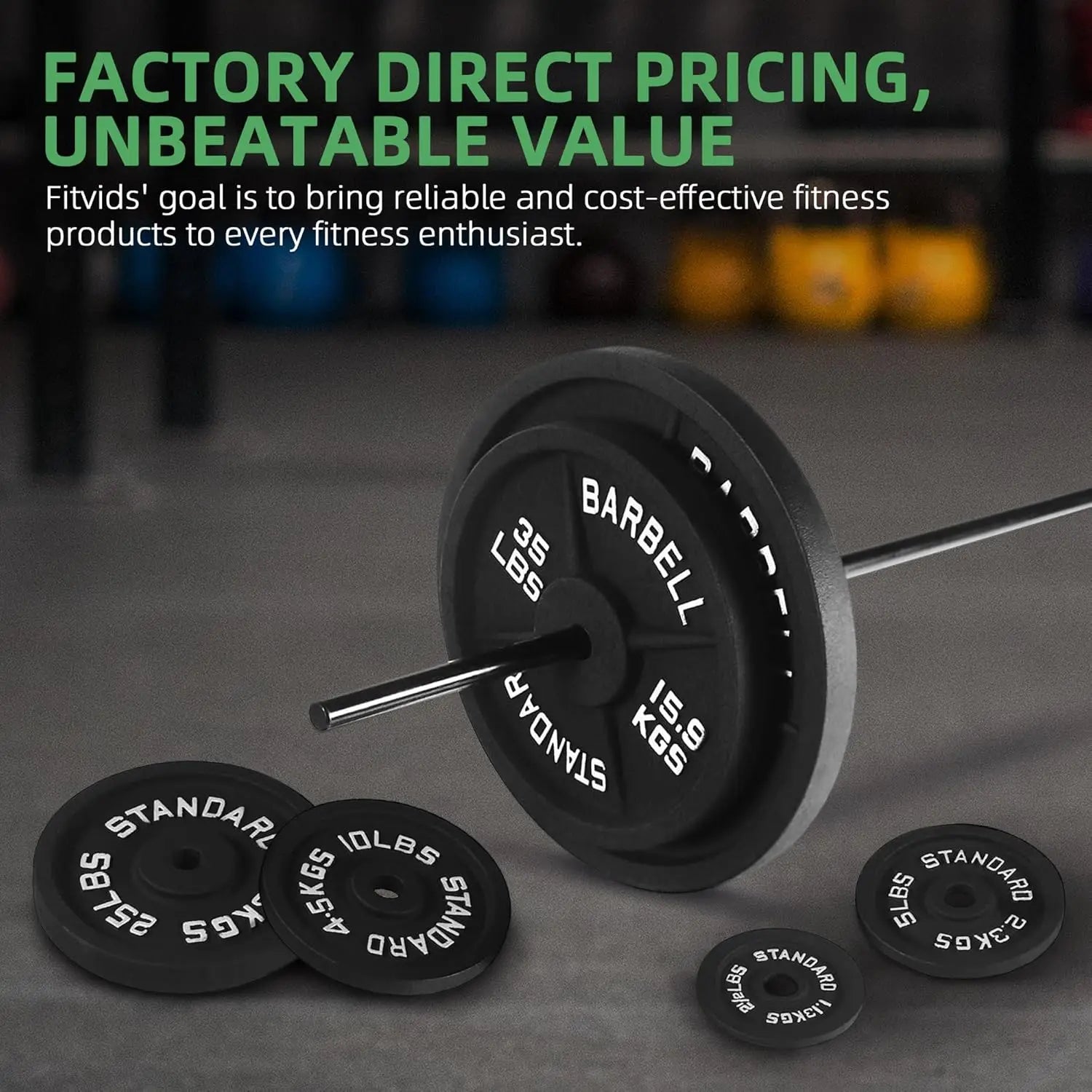 Standard 1-Inch Barbell