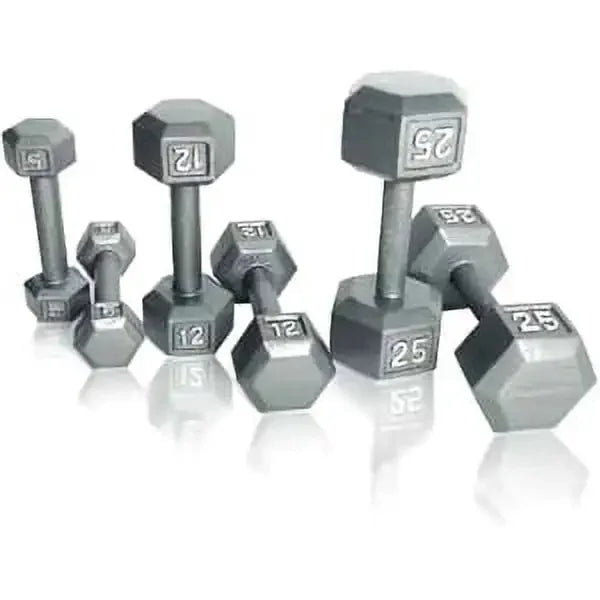 Barbell 12lb Cast Iron Hex