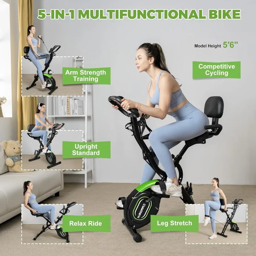 Folding Exercise Bike 5 in 1