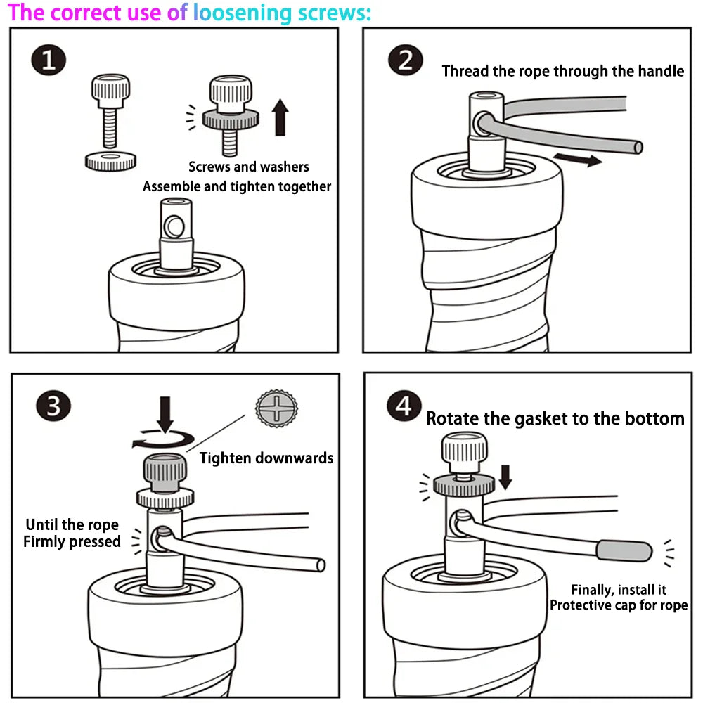 1 set of steel wire skipping