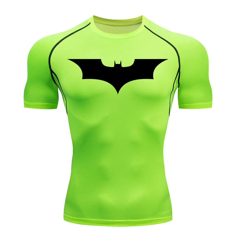 Men's Bat Print Compression