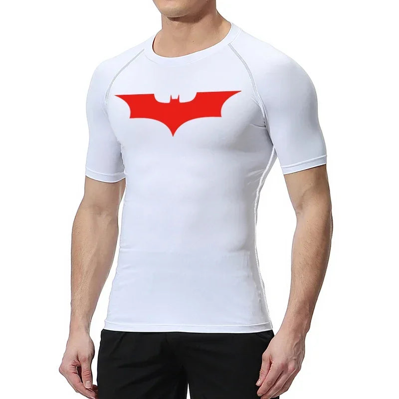 Men's Bat Print Compression