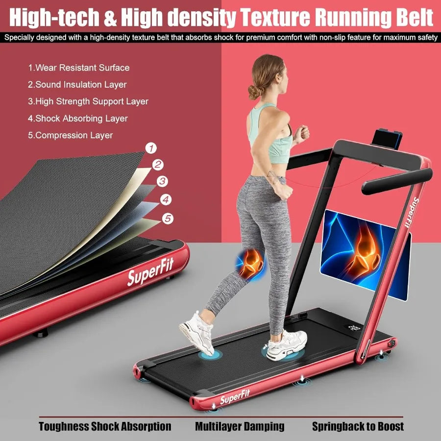 2 in 1 Folding Treadmill