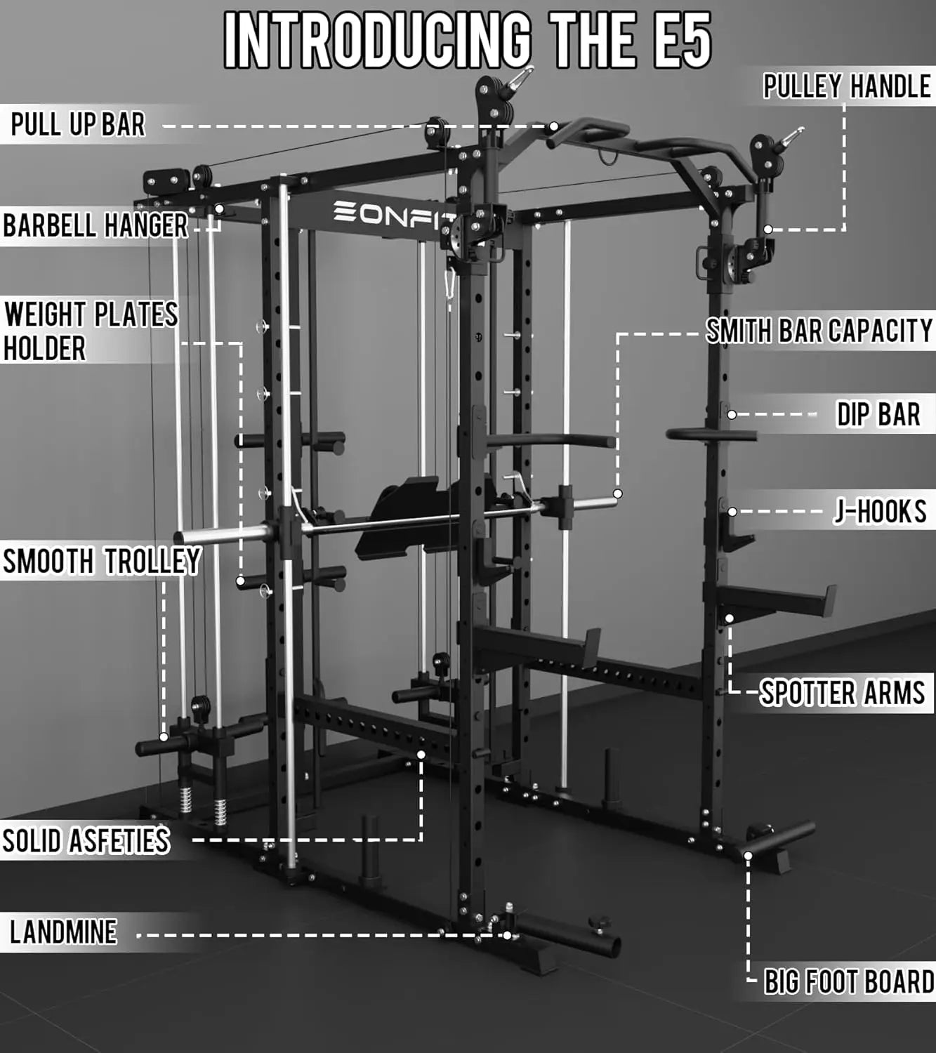 Eonfit E5 Smith Machine Vertical