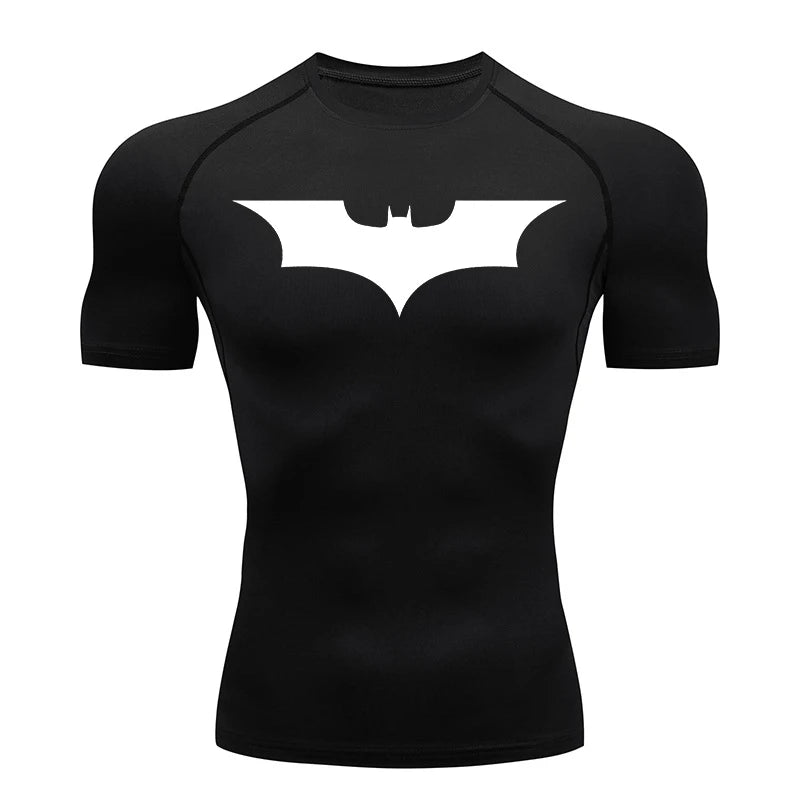 Men's Bat Print Compression