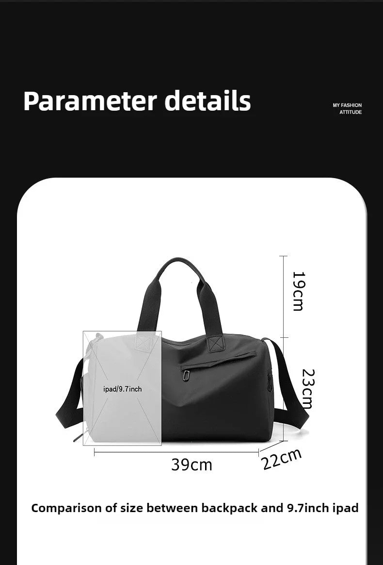 Travel Gym Bags Dry Wet