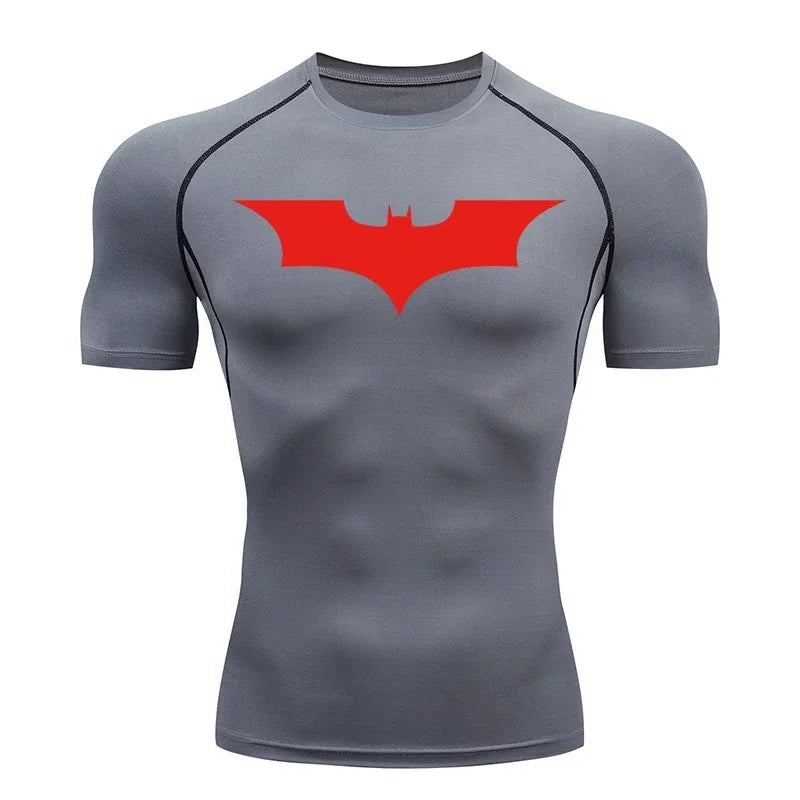 Men's Bat Print Compression