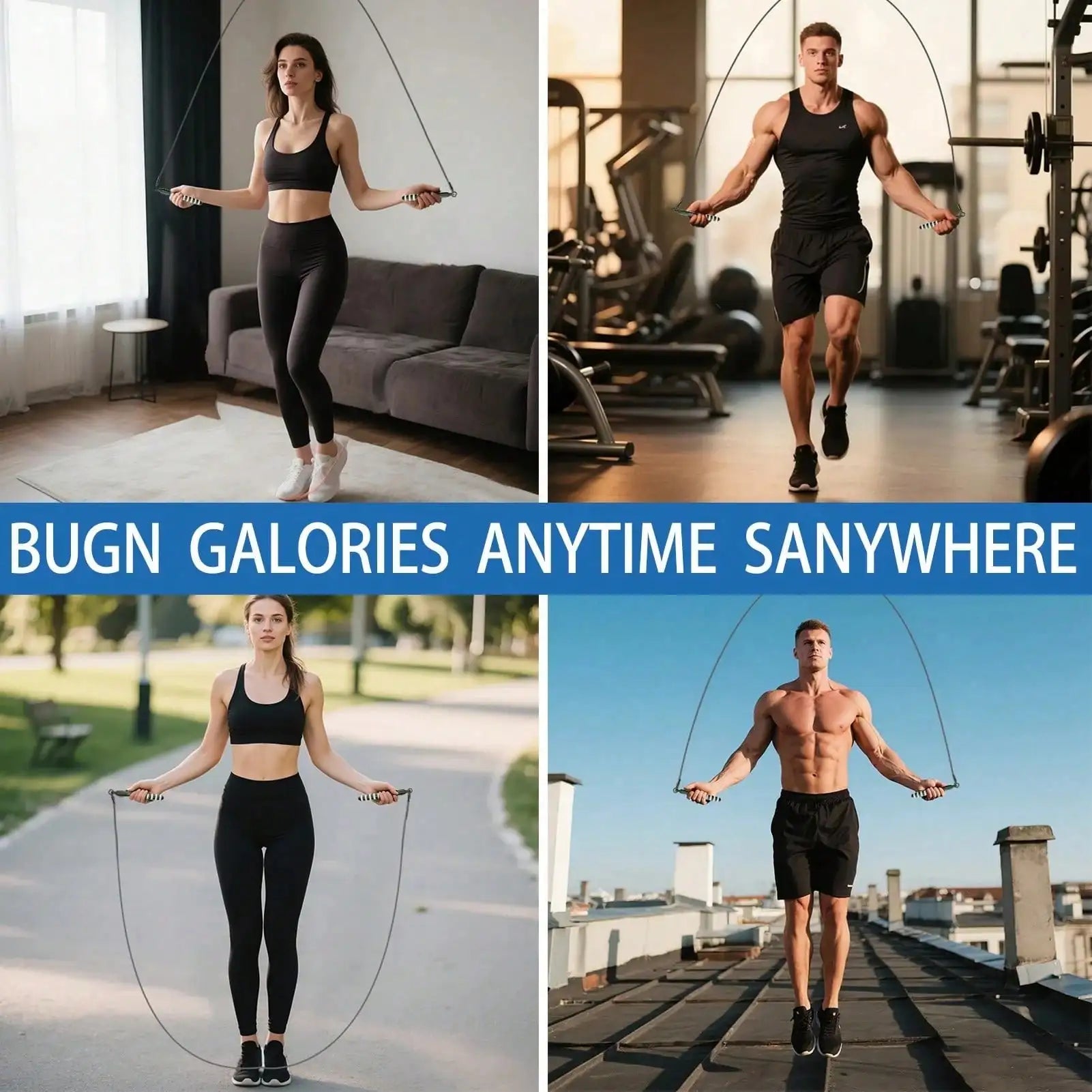 Adjustable Speed Jump Rope