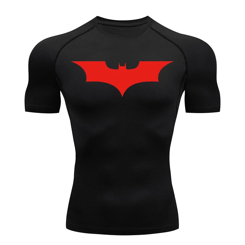 Men's Bat Print Compression
