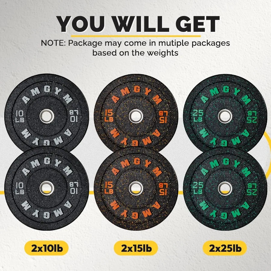Bumper Plate Set with Colored