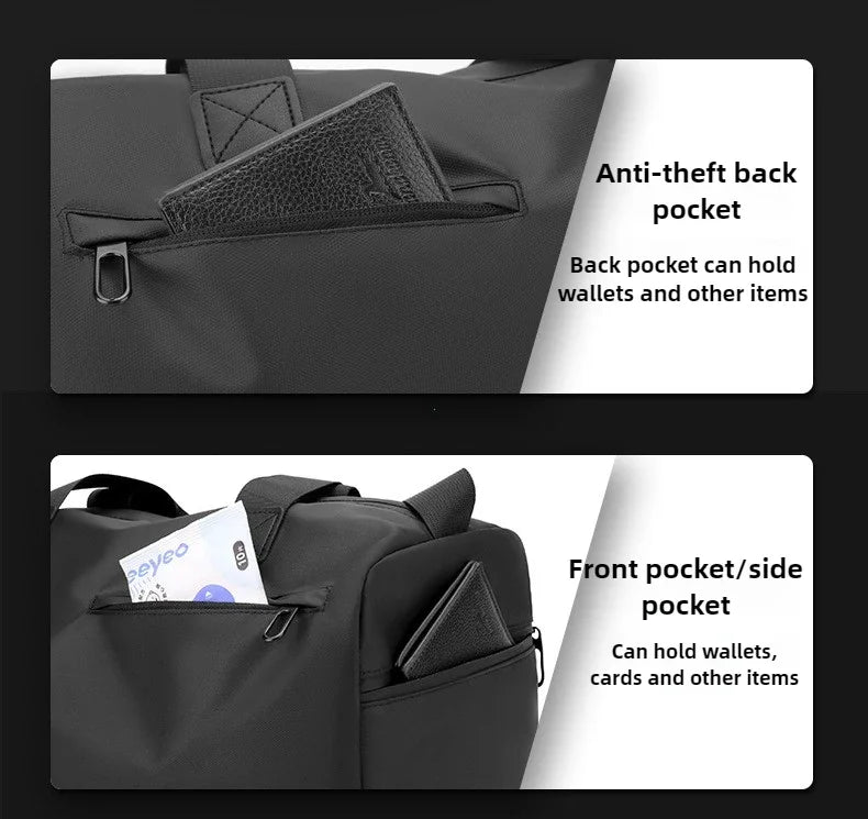 Travel Gym Bags Dry Wet