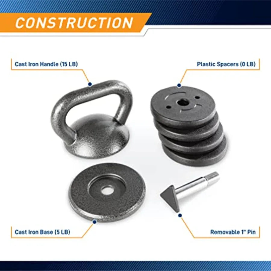 Adjustable Heavy-Duty Kettlebell