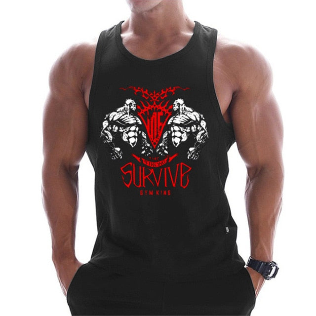 Cotton Bodybuilding Tank Top