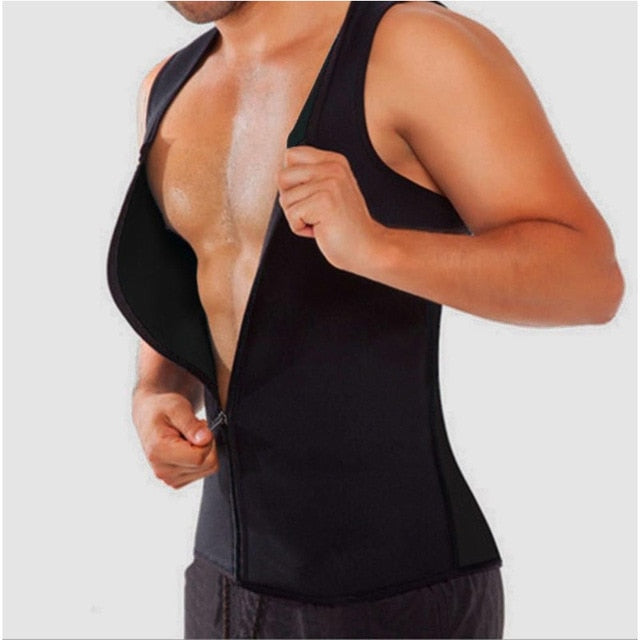 Men Body Shapers Sweat Shirt