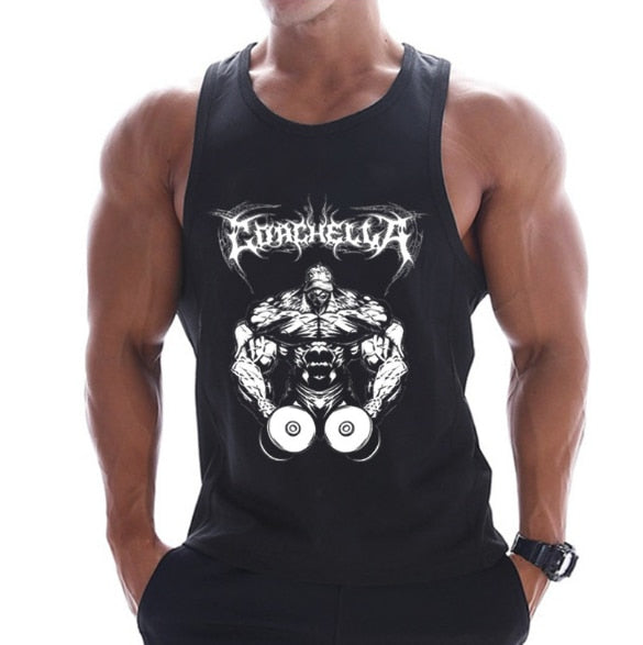 Cotton Bodybuilding Tank Top